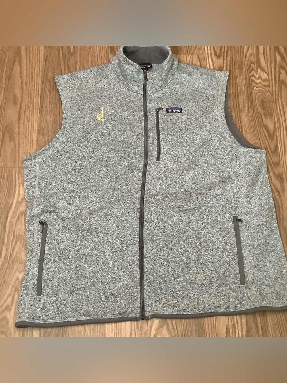 Patagonia Vest Women’s Size 3XL Gray Better Sweater Fleece Full Zip Pockets
